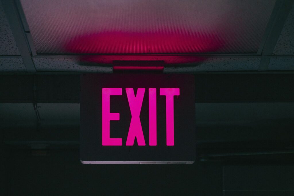 Emergency exit lighting